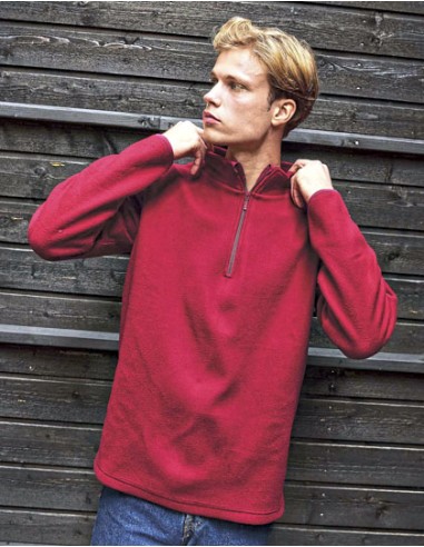 NEU-R73603-Recycled Fleece Quarter Zip